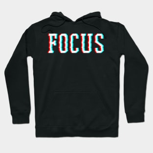 Focus Optical Illusion Trippy Motivational Hoodie